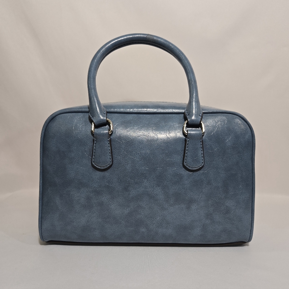 Michael Kors Thompson Cornflower MD Duffle Satchel Purse - Picture 2 of 16